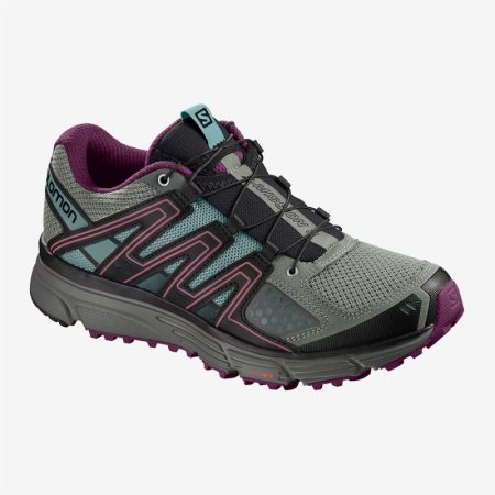 Salomon X-MISSION 3 W Laufschuhe Damen Grau [6KGO-N]